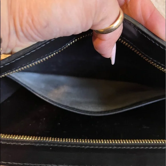 Louis Vuitton Epi Pochette Homme Clutch Bag Black #st0989 - Picture 12 of 12